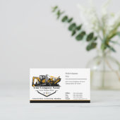 Carte De Visite Société de construction d'équipement lourd profess (Debout devant)