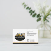 Carte De Visite Société de construction d'équipement lourd profess (Debout devant)