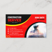 Carte De Visite Société de construction et de remodelage (Devant)