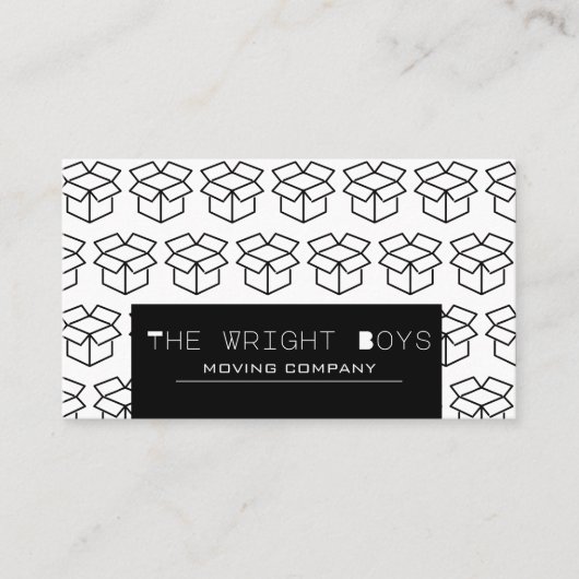 Carte De Visite Société de déménagement professionnel (Devant)