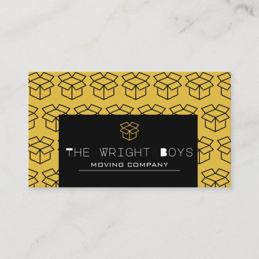 Carte De Visite Société de déménagement professionnel (Devant)