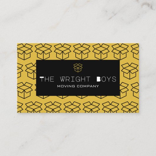 Carte De Visite Société de déménagement professionnelle (Devant)