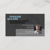 Carte De Visite Société de gestion des actifs financiers (Devant)