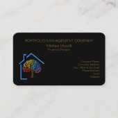 Carte De Visite Société de gestion financière (Devant)