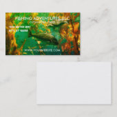 CARTE DE VISITE SOCIÉTÉ DE GUIDE DE PÊCHE (Devant / Derrière)
