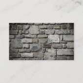 Carte De Visite Société de maçonnerie de pierre (Dos)