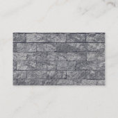 Carte De Visite Société de maçonnerie de pierre (Dos)