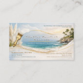 Carte De Visite Société de peinture Côtière Luxe (Devant)