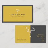 Carte De Visite Société de peinture professionnelle (Devant / Derrière)