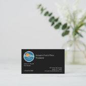 Carte De Visite Société de piscines et de traitement de l'eau (Debout devant)