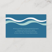 Carte De Visite Société de piscines et de traitement de l'eau (Dos)