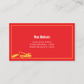 Carte De Visite Société de remorquage (Dos)