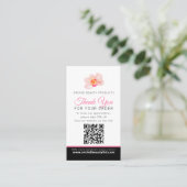 Carte De Visite Société de santé de beauté photo répéter entrepris (Debout devant)