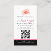 Carte De Visite Société de santé de beauté photo répéter entrepris (Devant)