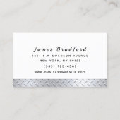 Carte De Visite Société de service de vidange professionnelle (Dos)