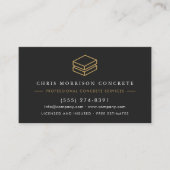 Carte De Visite Société de services de béton et de ciment Code QR (Devant)