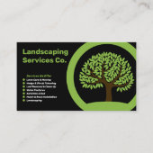 Carte De Visite Société de services de paysage (Devant)