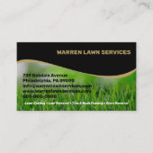 Carte De Visite Société de services de pelouse (Devant)