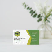 Carte De Visite Société de services de pelouse (Debout devant)