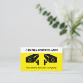 Carte De Visite Société de surveillance vidéo de caméra de sécurit (Debout devant)