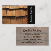 Carte De Visite Société de toiture (Devant / Derrière)