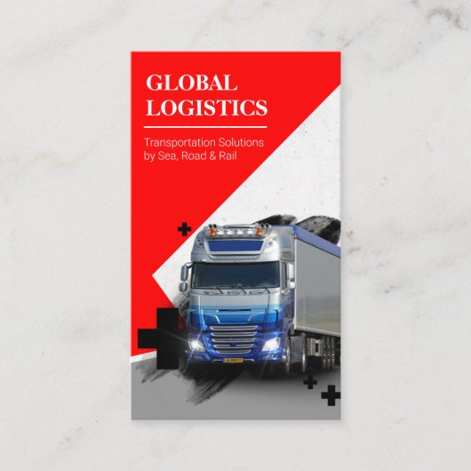 Carte De Visite Société de transport et de logistique (Devant)