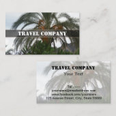 Carte De Visite Société de voyage (Devant / Derrière)