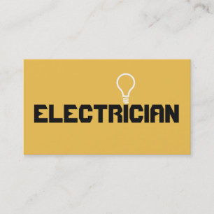 Carte De Visite Société d'électricité électrique moderne