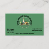 Carte De Visite Société des services de remorquage de pelouse (Devant)