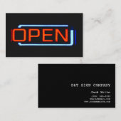 Carte De Visite Société des signes ouverts (Devant / Derrière)