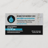 Carte De Visite Société d'étanchéité Blue (Devant)