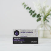 Carte De Visite Société d'étanchéité Purple (Debout devant)