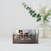 Carte De Visite Société d'installation de plancher (Debout devant)