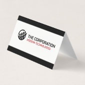 Carte De Visite Société | Entreprise Professionnel Homme d'affaire (Dos)