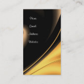 Carte de visite Société Gold Bronze Abstrait (Dos)