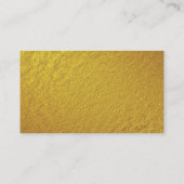 Carte De Visite Société Gold personnalisée (Dos)