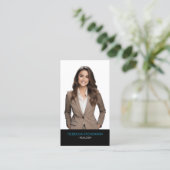 Carte De Visite Société immobilière (Debout devant)