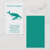 Carte De Visite société maritime personnalisée (Devant / Derrière)