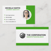 Carte De Visite Société | Modèle professionnel d'entreprise (Devant / Derrière)