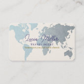 Carte De Visite Société ou individu de l'agent de voyage (Devant)
