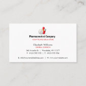 Carte De Visite Société pharmaceutique | Boutique de médicaments (Devant)