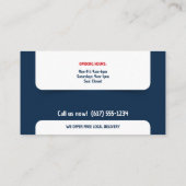 Carte De Visite Société pharmaceutique | Boutique de médicaments (Dos)