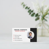 Carte De Visite Société | Professionnel d'entreprise (Debout devant)
