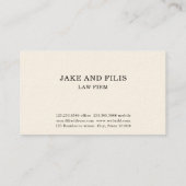 Carte De Visite Société professionnelle de juristes en échelles d' (Dos)