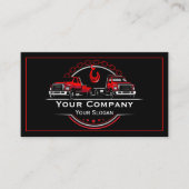 Carte De Visite Société professionnelle de remorquage, service de (Devant)