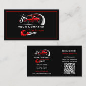 Carte De Visite Société professionnelle de remorquage, service de (Devant / Derrière)