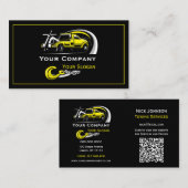 Carte De Visite Société professionnelle de remorquage, service de (Devant / Derrière)