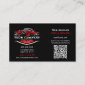 Carte De Visite Société professionnelle de remorquage, service de  (Dos)