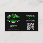 Carte De Visite Société professionnelle de remorquage, service de  (Dos)