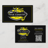 Carte De Visite Société professionnelle de remorquage, service de (Devant / Derrière)